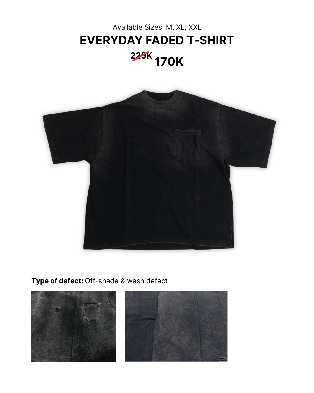 Basic Drop Short-Sleeve (Defect)