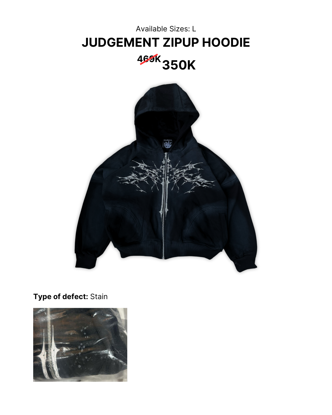 Aizen Hoodie (Defect)