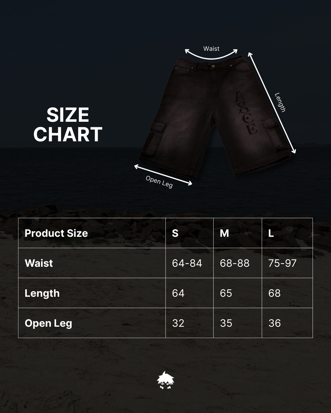 Fire Fist Jorts (Defect)