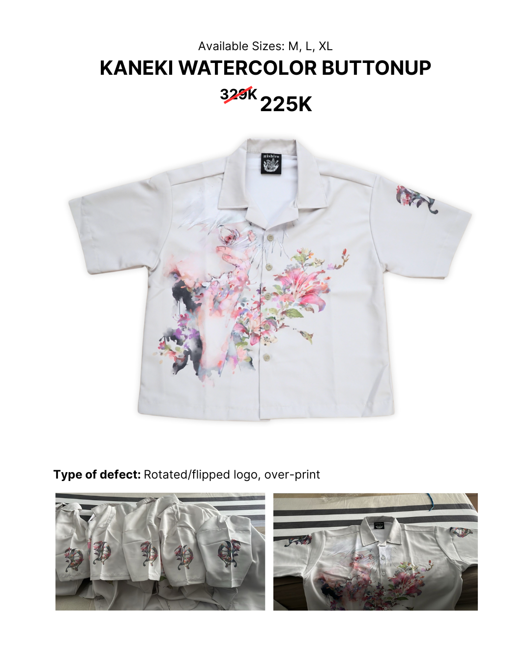 Kaneki Button-Up (Defect)