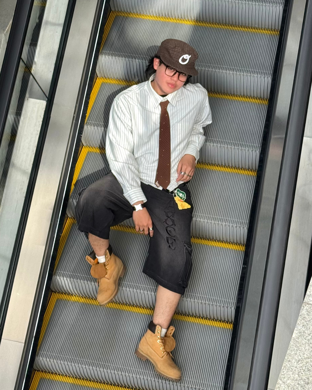Ace Jorts (Celana Anime Jorts Denim Baggy | Fire Fist Ace - One Piece | Hishiro )